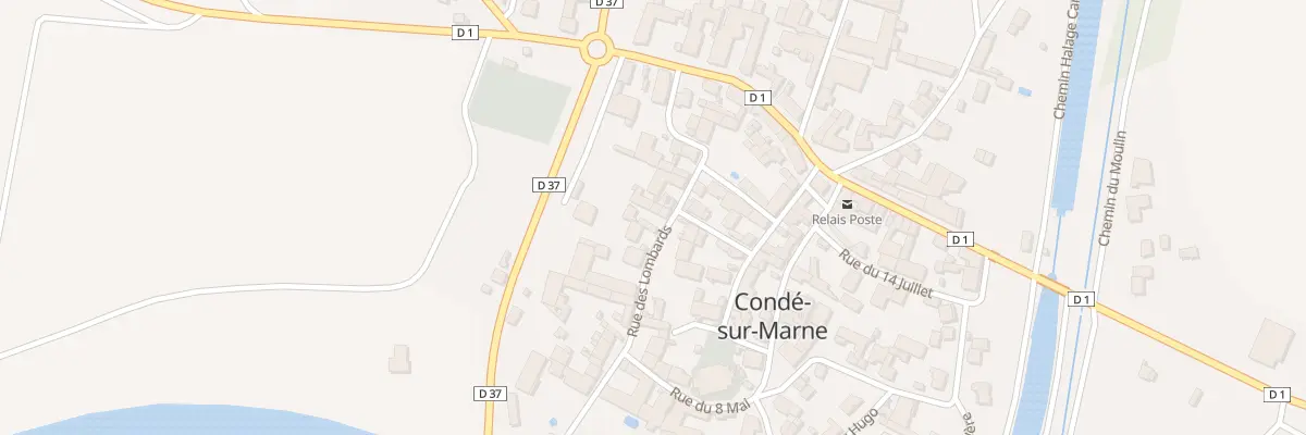 Plan du 16 Rue des Lombards à Condé-sur-Marne
