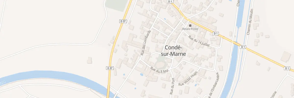 Plan du 7 Rue des Lombards à Condé-sur-Marne