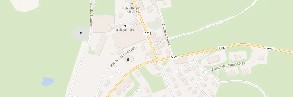 Plan du 100 Gr Grande Allee de Tenay à Saint-Christophe-en-Brionnais