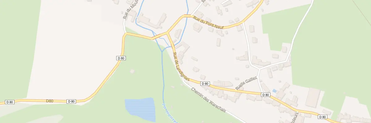 Plan du 3 Rue de Landignies à Bousignies-sur-Roc