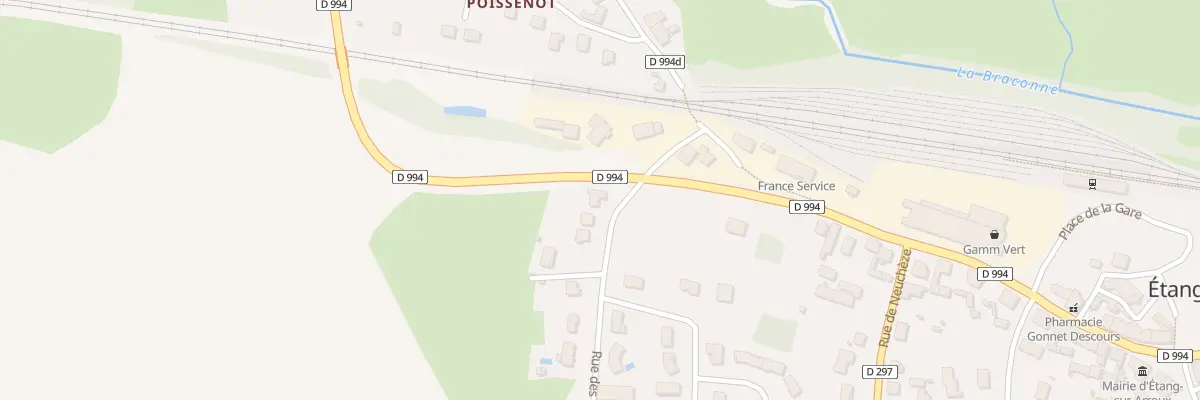 Plan du 2 Rue des Guillemaux à Étang-sur-Arroux