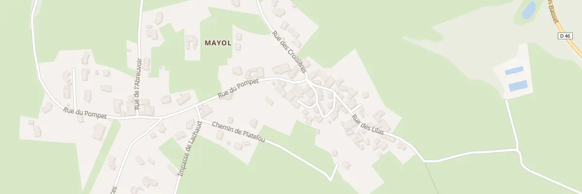 Plan du 44 Imp des Puits à Malvalette