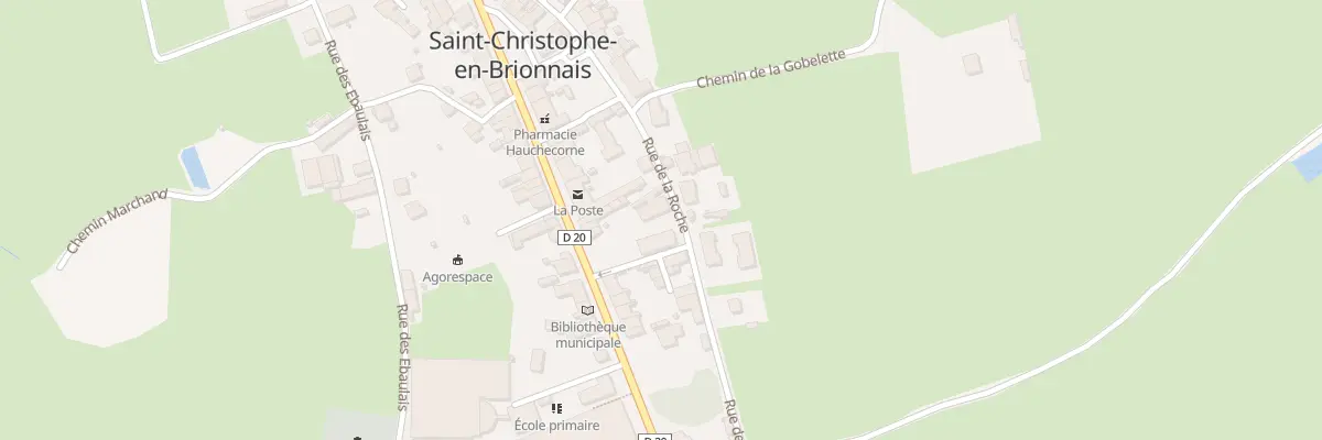 Plan du 30 Rue de la Roche à Saint-Christophe-en-Brionnais