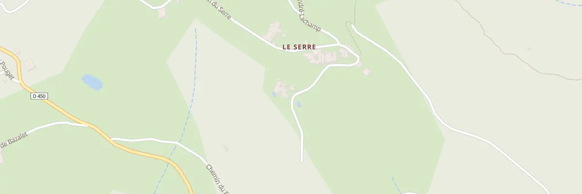 Plan du 5050 Le Serre à Saint-André-Lachamp