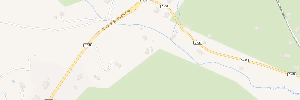 Plan du 1304 Tra du Moulinet aux Mages