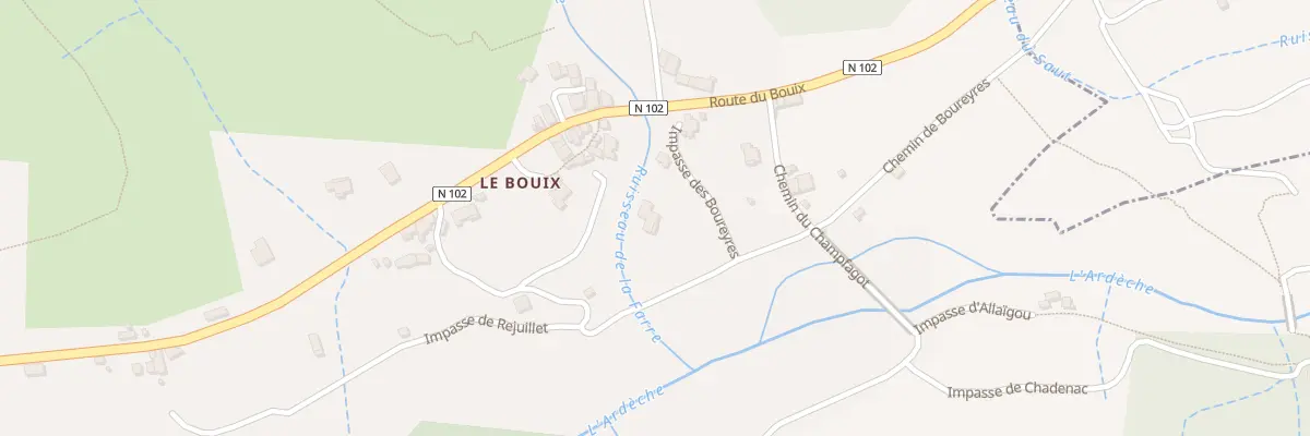 Plan du 35 Imp des Boureyres à Barnas