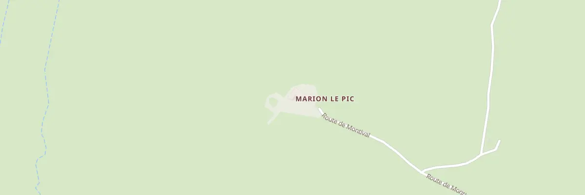 Plan du 5060 Marion Le Pic à Champclause