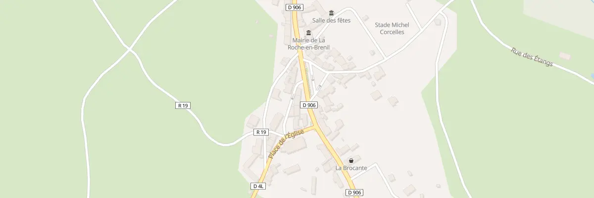 Plan du 48 Pl des Anciens Combattants à La Roche-en-Brenil