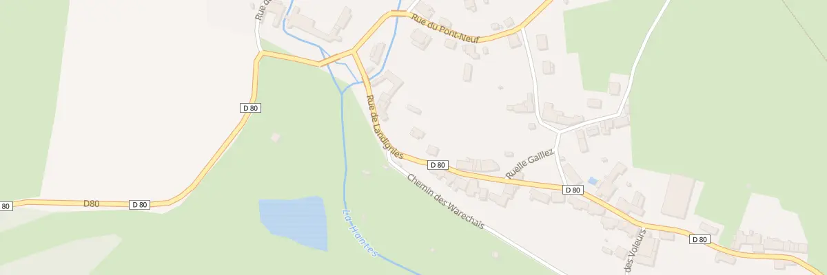 Plan du 4A Rue de Landignies à Bousignies-sur-Roc