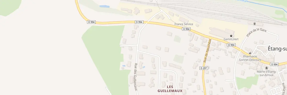 Plan du 16 Rue Louis Belot à Étang-sur-Arroux