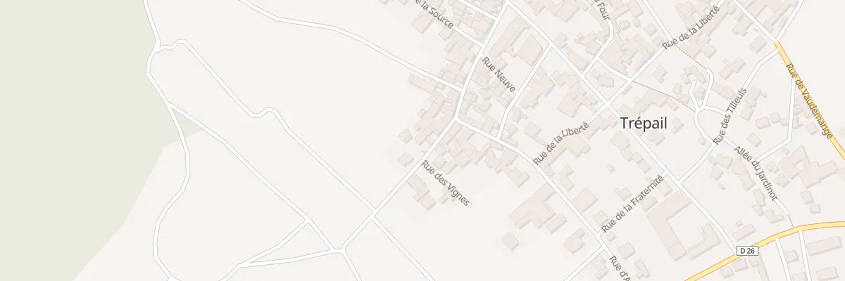 Plan du 6 Rue de Louvois à Trépail