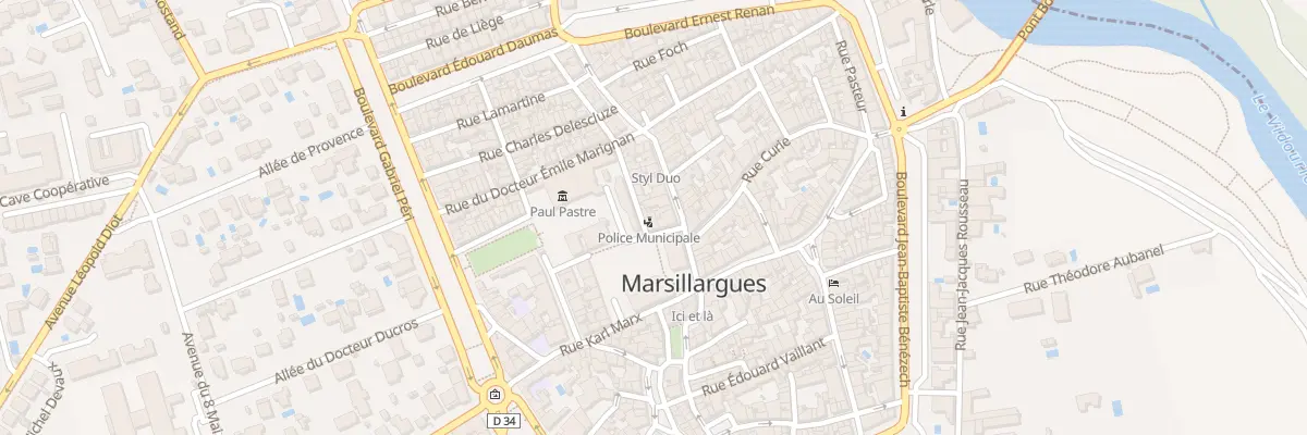 Plan du 4 Pl Alex Boulet à Marsillargues