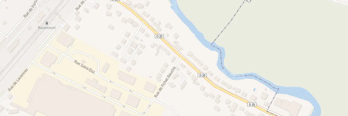 Plan du 24 Rue d’Isles sur Suippe à Bazancourt