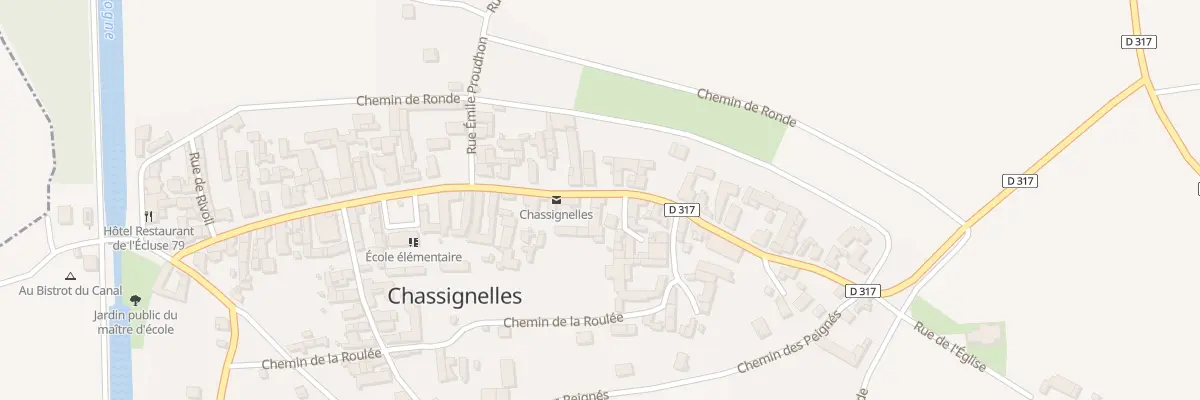 Plan du 23 Gr Grande Rue à Chassignelles