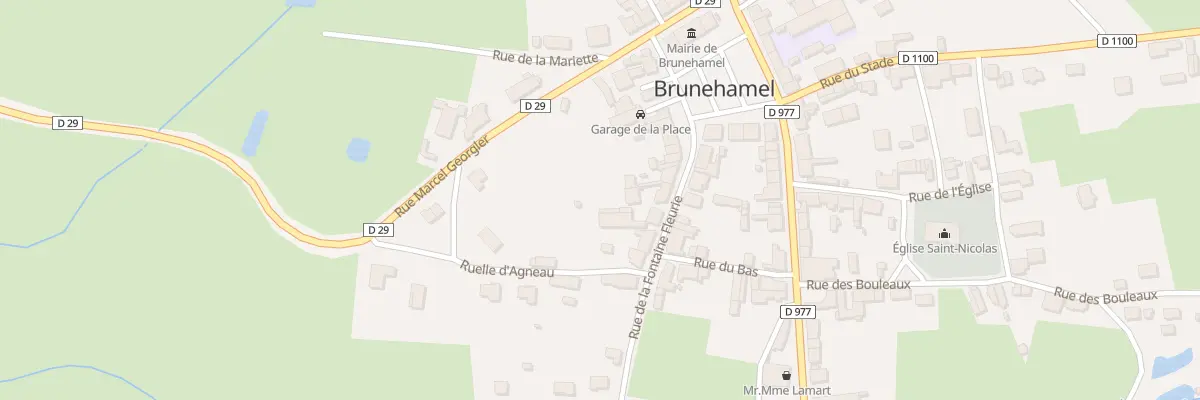 Plan du 10 Rue de la Fontaine Fleurie à Brunehamel
