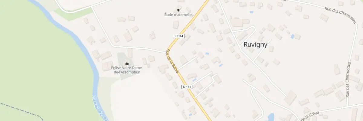Plan du 1 Rue de la Barse à Ruvigny