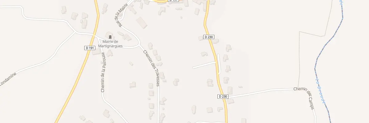 Plan du 200 Rte de St Cesaire à Martignargues