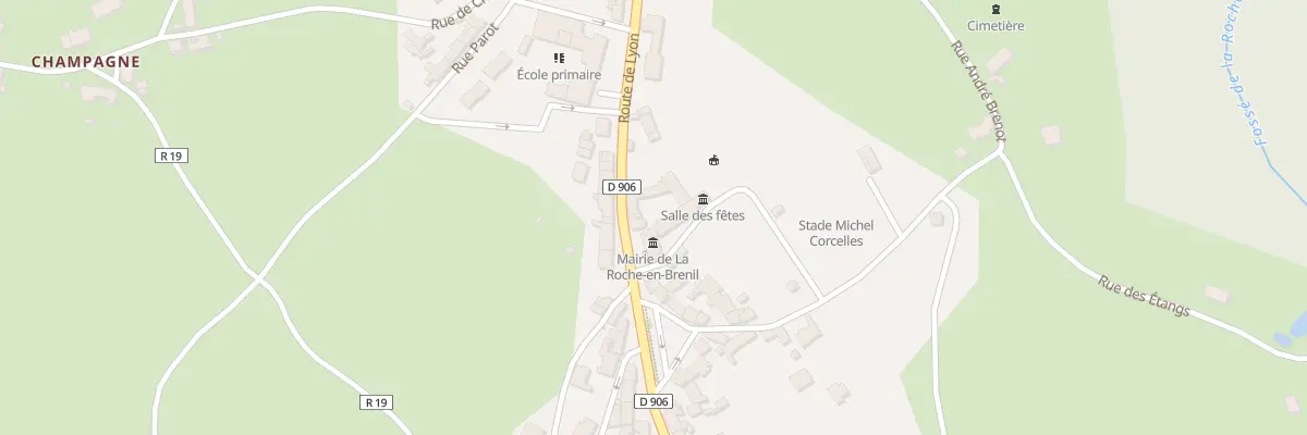 Plan du 17 Rte de Lyon à La Roche-en-Brenil