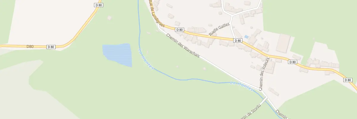 Plan du 5004 Che des Warechais à Bousignies-sur-Roc