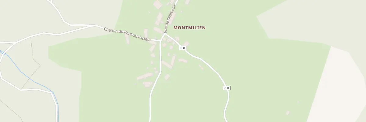 Plan du 4 Rte de la Croix de Molphey à La Roche-en-Brenil
