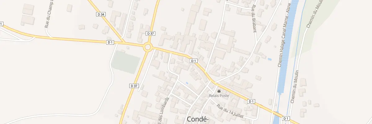 Plan du 9 Rue de Reims à Condé-sur-Marne