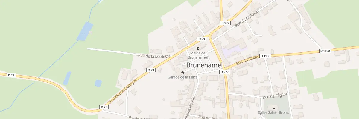 Plan du 15 Vc Place de Mai 1940 à Brunehamel