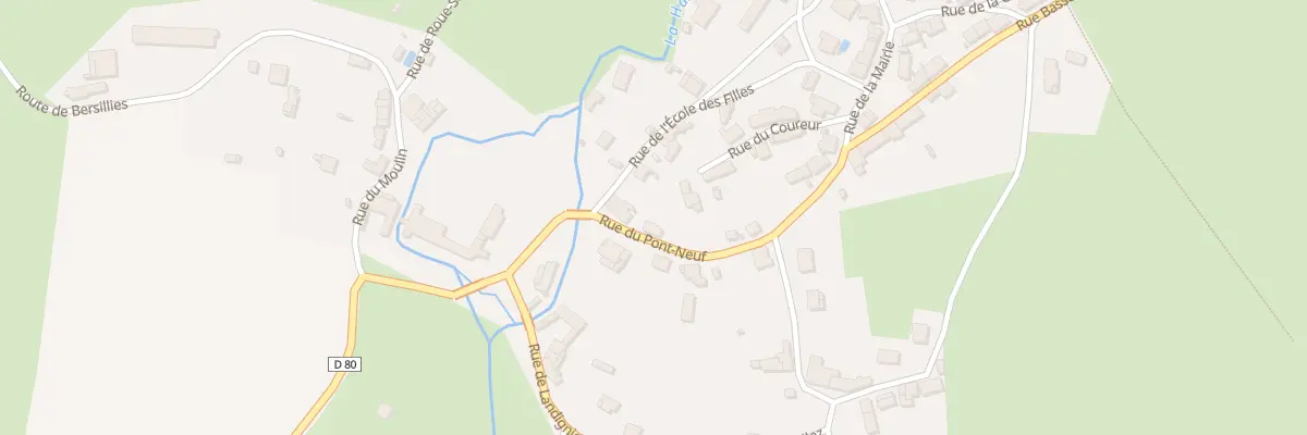 Plan du 60 Rue du Pont Neuf à Bousignies-sur-Roc