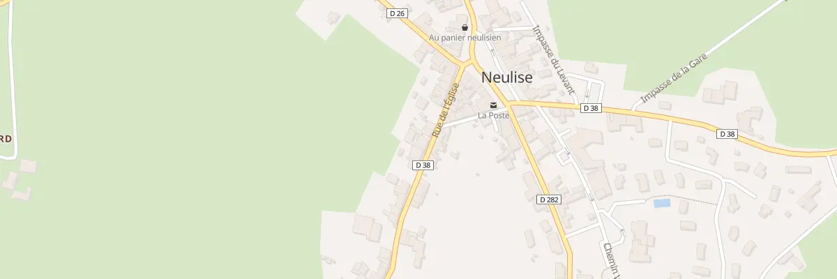 Plan du 100 Rue de l’Eglise à Neulise
