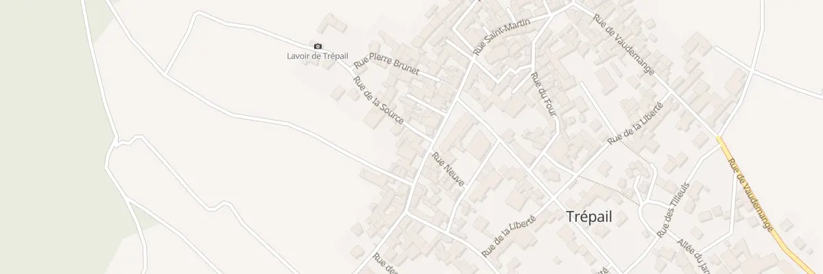 Plan du 1 Rue de la Source à Trépail