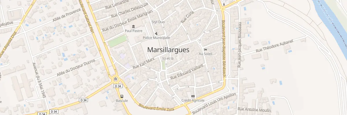 Plan du 3 Rue Marcel Maumejean à Marsillargues