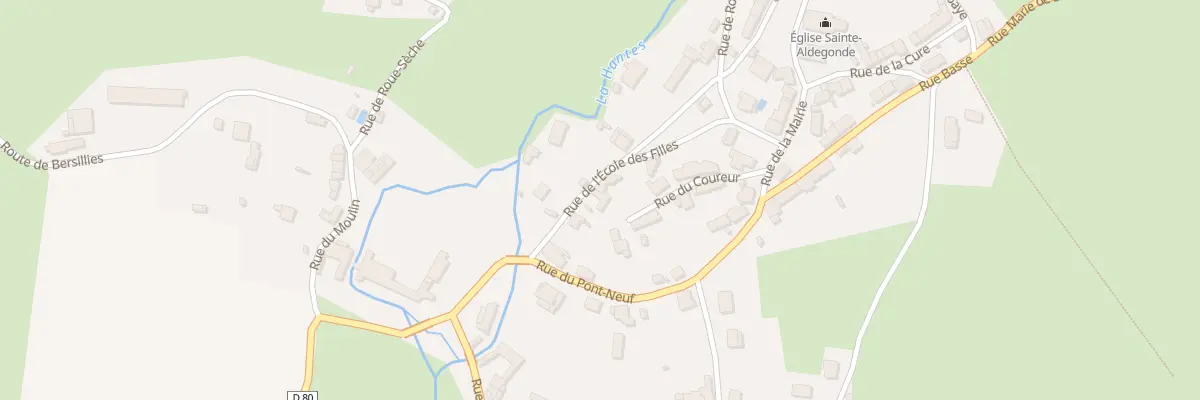Plan du 99 Rue de l’Ecole des Filles à Bousignies-sur-Roc