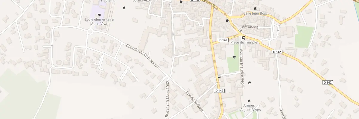 Plan du 179 Rue du Doc Paul Jordana à Aigues-Vives
