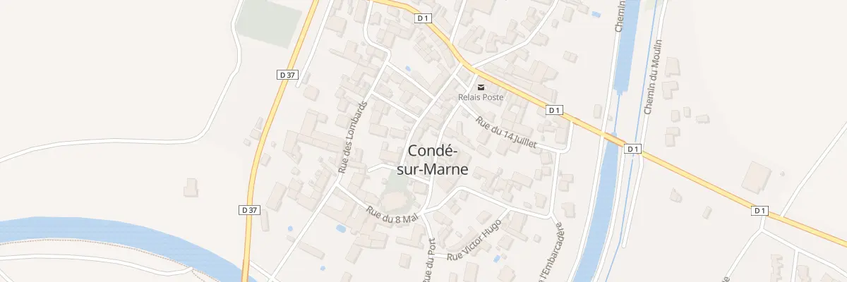 Plan du 7 Rue Albert Barre à Condé-sur-Marne