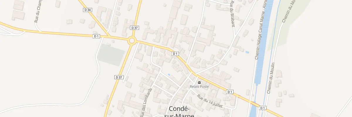 Plan du 7 Rue de Reims à Condé-sur-Marne