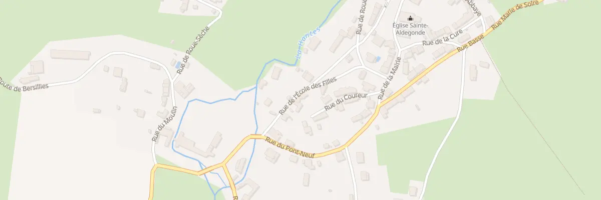 Plan du 98 Rue de l’Ecole des Filles à Bousignies-sur-Roc