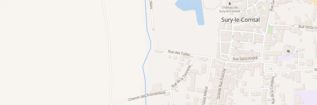 Plan du 17 Rue des Tulles à Sury-le-Comtal