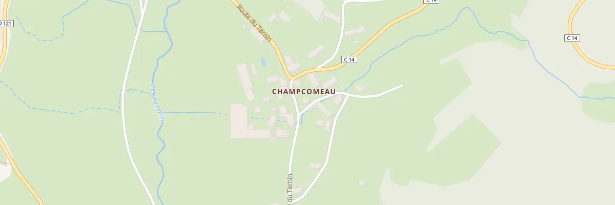 Plan du 1 Che des Cloizaux à Alligny-en-Morvan