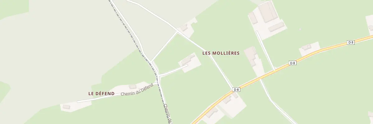 Plan du 5099 Les Mollieres à Ligny-en-Brionnais