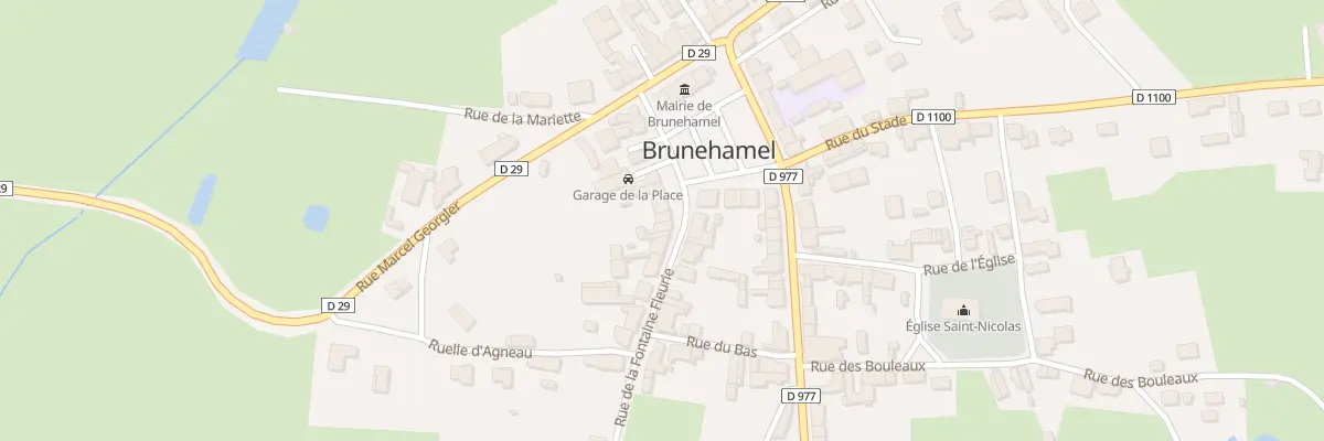 Plan du 2 Rue de la Fontaine Fleurie à Brunehamel