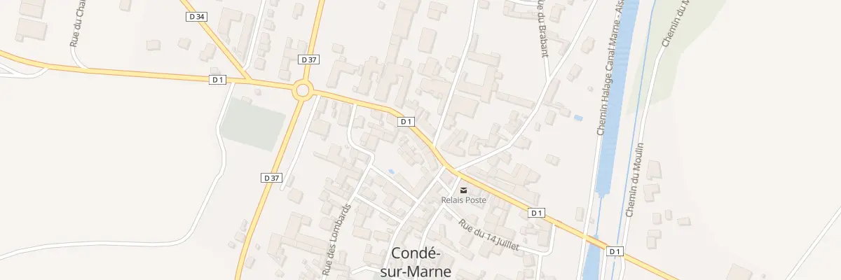 Plan du 5 Rue de Reims à Condé-sur-Marne