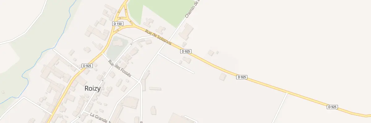 Plan du 5010A Le Village à Roizy