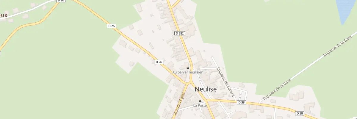 Plan du 25 Rue de la République à Neulise