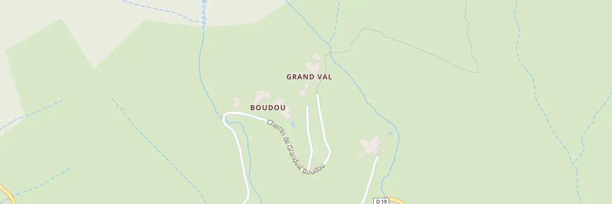Plan du 405 Che de Grandval Boudou à La Souche