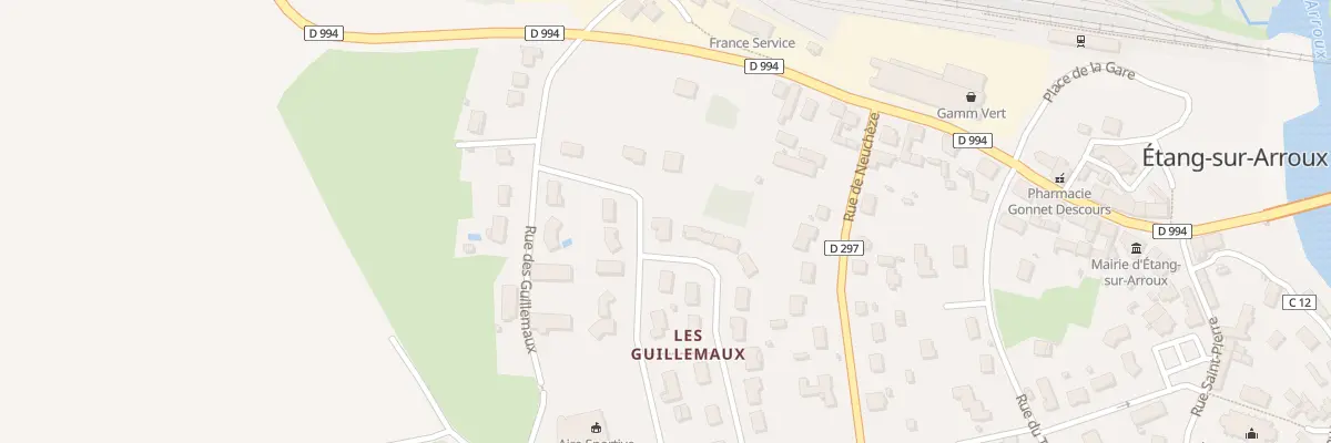 Plan du 8 Rue Louis Belot à Étang-sur-Arroux