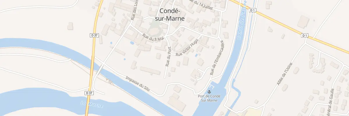 Plan du 3 Rue du Port à Condé-sur-Marne