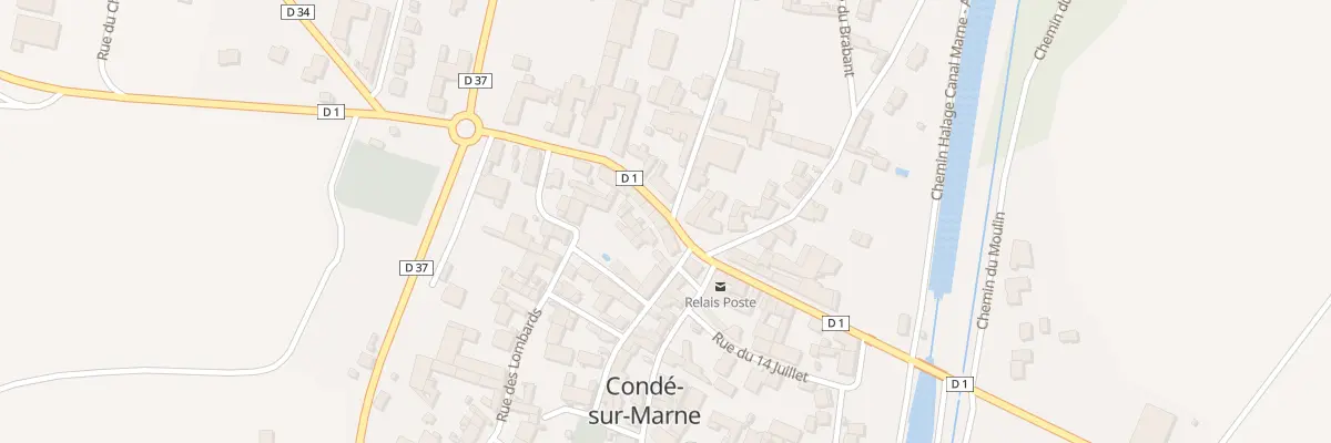 Plan du 1 Rue de Reims à Condé-sur-Marne