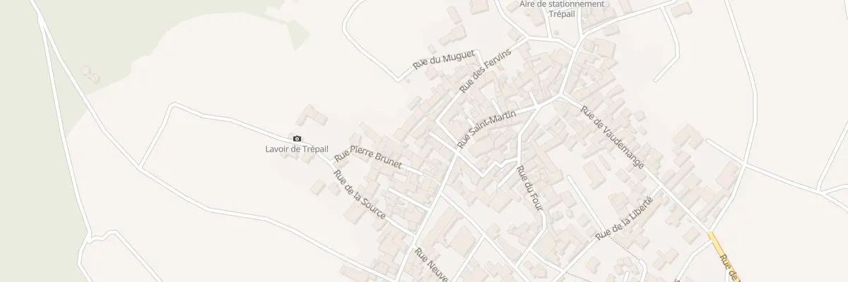 Plan du 3 Rue des Beauves à Trépail