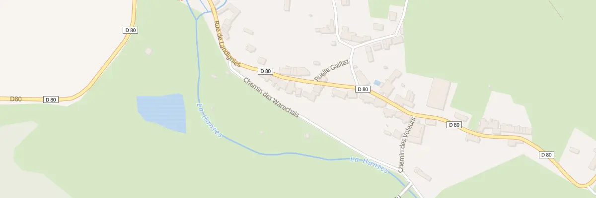 Plan du 12 Rue de Landignies à Bousignies-sur-Roc