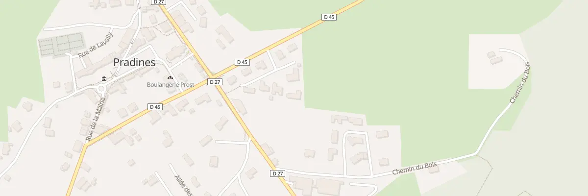Plan du 61 Lot des Tilleuls à Pradines