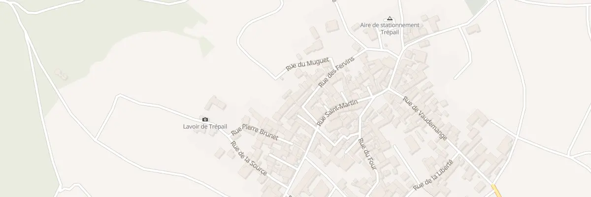 Plan du 3 Rue des Fervins à Trépail